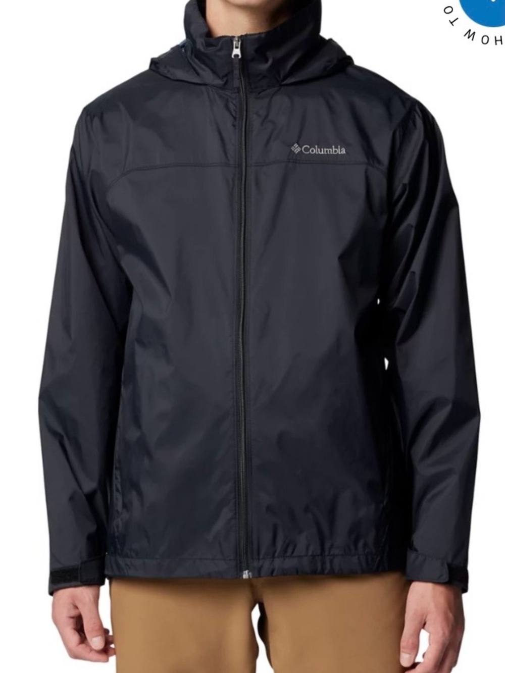 Columbia Glennaker Lake Rain jacket Men Sz Xl.